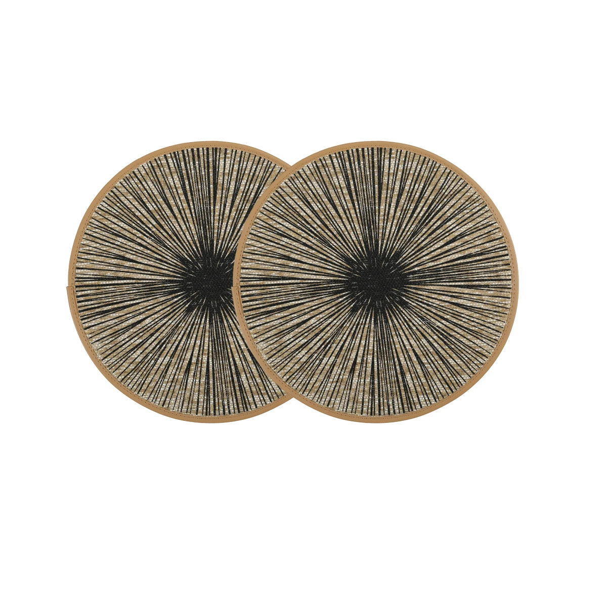 Set Tovagliette Rotonde in Juta Macramè Boho (2/4/6/8 Pezzi)