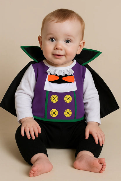 Costume Halloween Pipistrello Neonato con Cappuccio! Costume Vampiro.