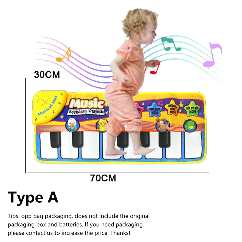 Tappeto Musicale Piano per Bambini. Gioco Educativo per Sviluppo Motorio e Creatività