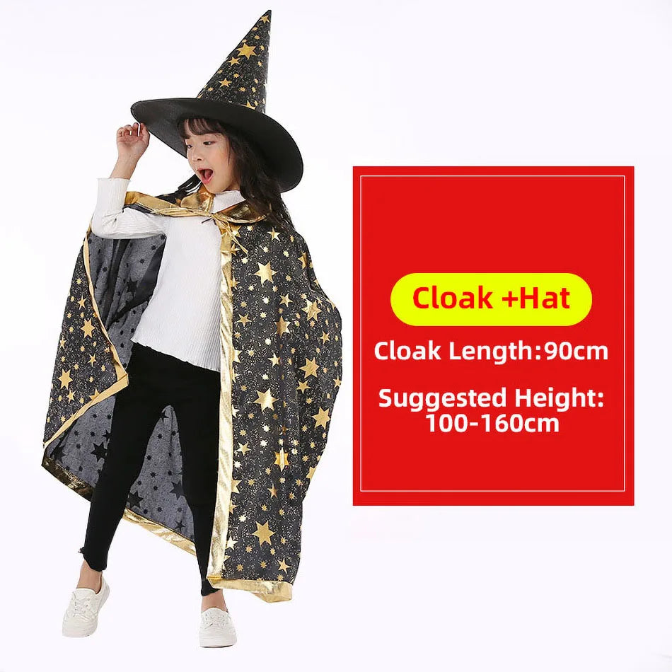 Cappello da Strega e Scopa per Bambini: Costume e Accessori Halloween