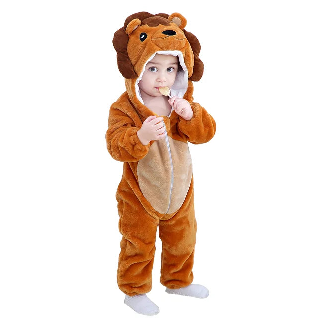 Costume Halloween Invernale per Bambini: Cosplay con Animali per Neonati