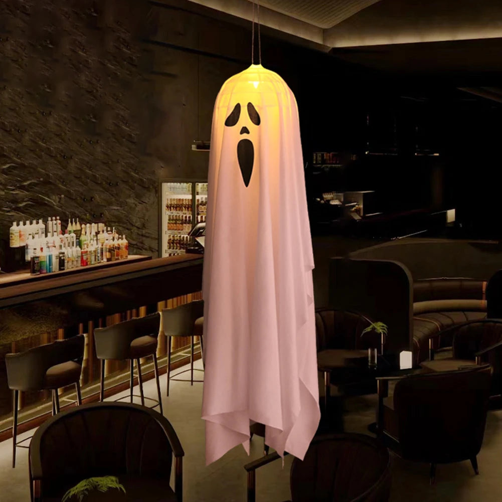 Fantasma LED Halloween da Appendere. Decorazione Halloween da Esterno