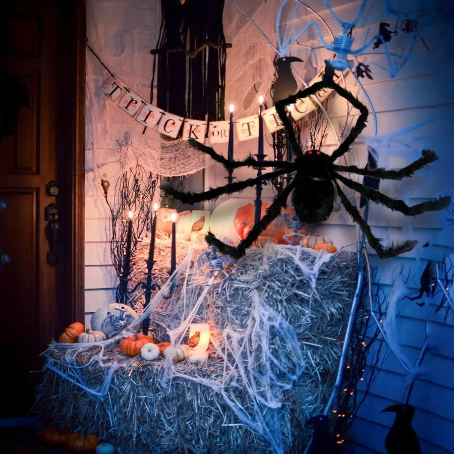 Decorazioni Halloween. Ragno Gigante per Halloween.