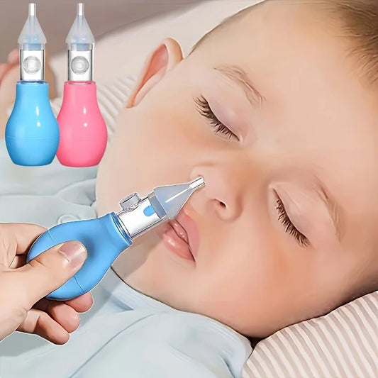Silicone Nasal Aspirator for Babies. Gentle & Safe Nose Cleaner for Your Little One