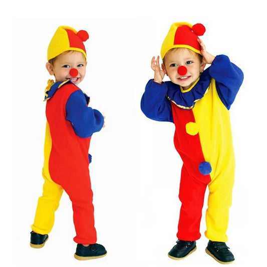 Costume Halloween Pagliaccio per Bambini. Vestito Halloween. Unisex