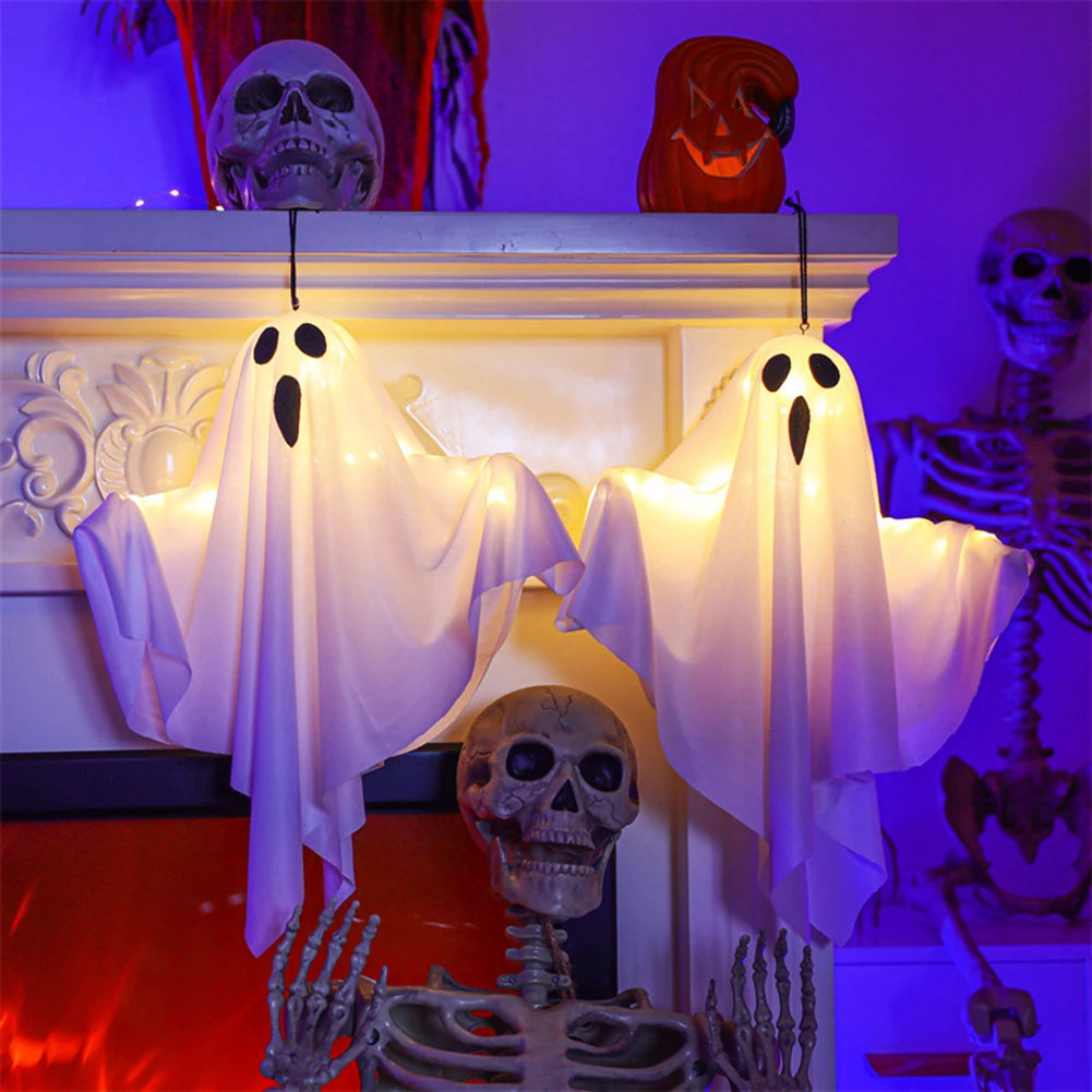 Fantasma LED Halloween da Appendere. Decorazione Halloween da Esterno