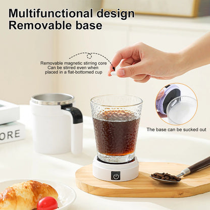SwirlSip 380ML – The Smart Self-Stirring Mug That Mixes While You Relax