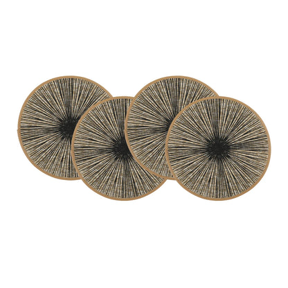 Set Tovagliette Rotonde in Juta Macramè Boho (2/4/6/8 Pezzi)