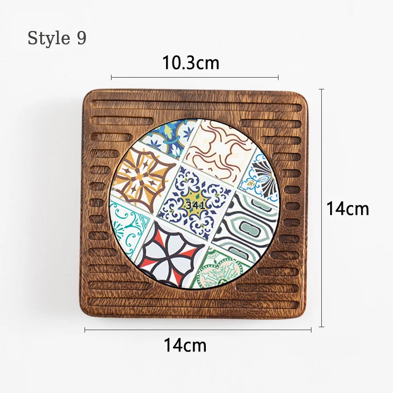 Sottopentola in Legno Massello per Casseruole. Protezione Termica Creativa e Antiscivolo