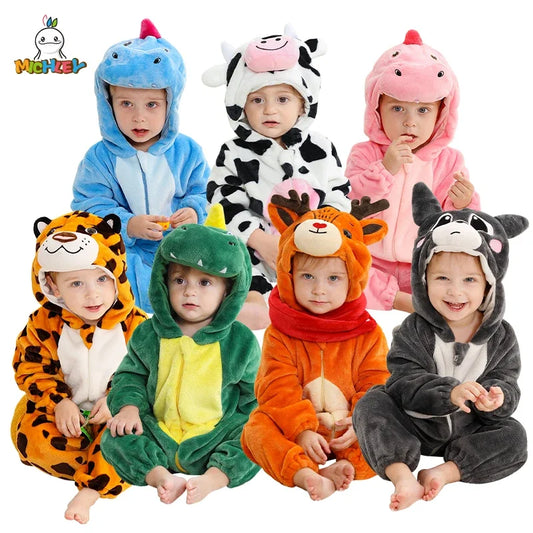 Costume Halloween Invernale per Bambini: Cosplay con Animali per Neonati