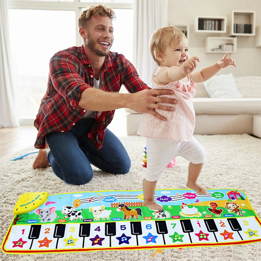 Tappeto Musicale Piano per Bambini. Gioco Educativo per Sviluppo Motorio e Creatività