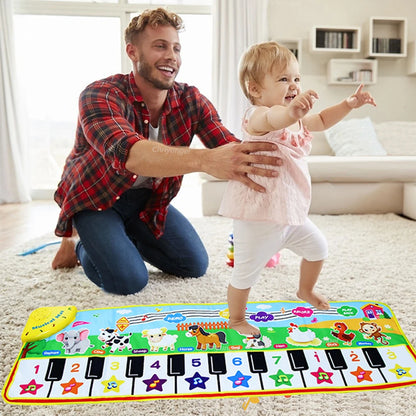 Tappeto Musicale Piano per Bambini. Gioco Educativo per Sviluppo Motorio e Creatività