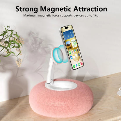 Supporto Magnetico per Telefono con Ventosa. Rotazione 360° e Base in Cuscino
