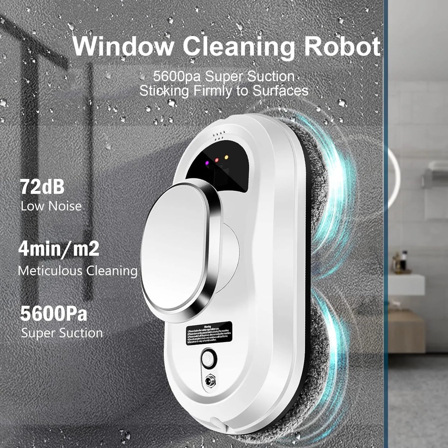SmartShine™ Window Cleaning Robot. Effortless Shine, Every Time!