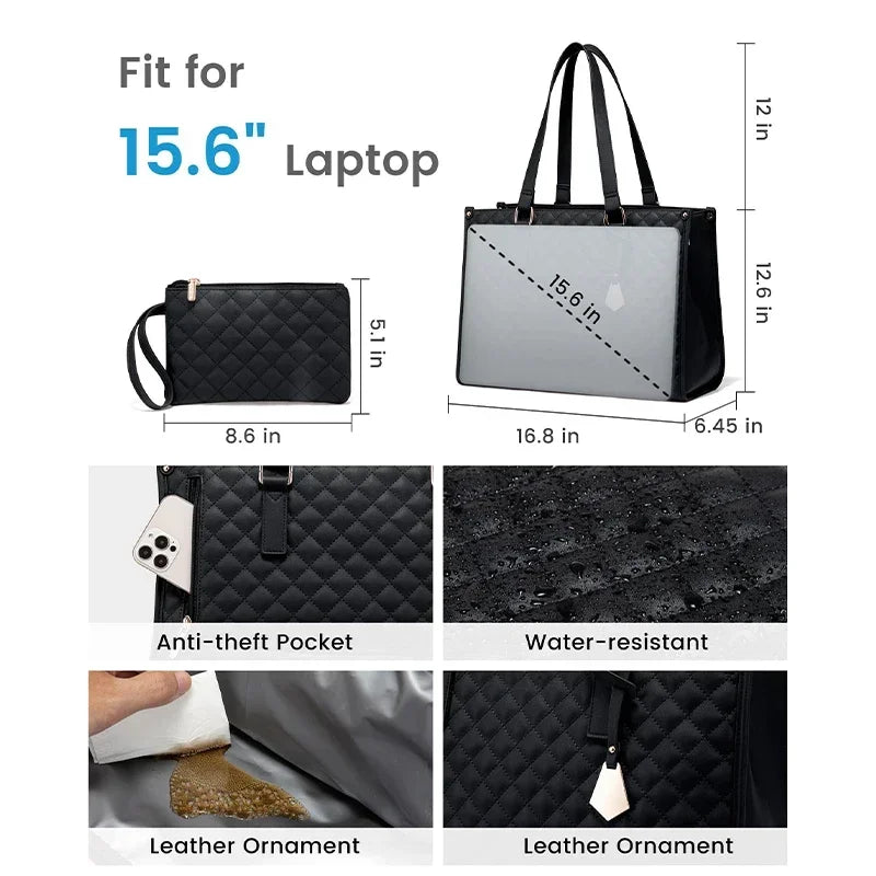Borsa 2-in-1 Termica per Pranzo e Lavoro. Elegante, Spaziosa e Perfetta per Donne Sempre in Movimento 🥗💼
