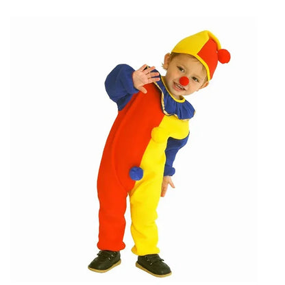 Costume Halloween Pagliaccio per Bambini. Vestito Halloween. Unisex