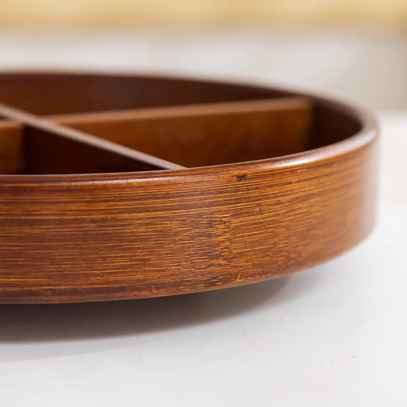 Mensola legno Girevole in Bambù. Organizer Salvaspazio per Cucina o Bagno