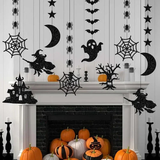 Decorazioni Halloween 6pz. Banner e Pendenti Spaventosi
