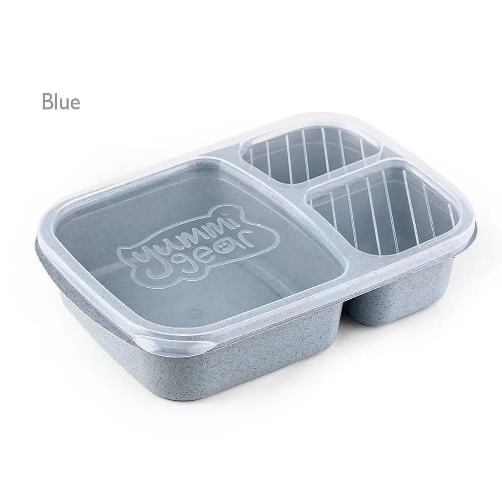 1Pcs New Eyeglass Bear Thermal Bento Box Children 1/2/3 Layers Lunch Box Portable Stackable Food Storage Container