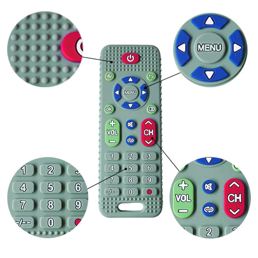 Massaggiagengive in Silicone a Forma di Telecomando