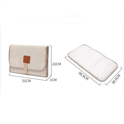 Foldable Baby Diaper Changing Pad, Waterproof & Portable for On-the-Go Parents