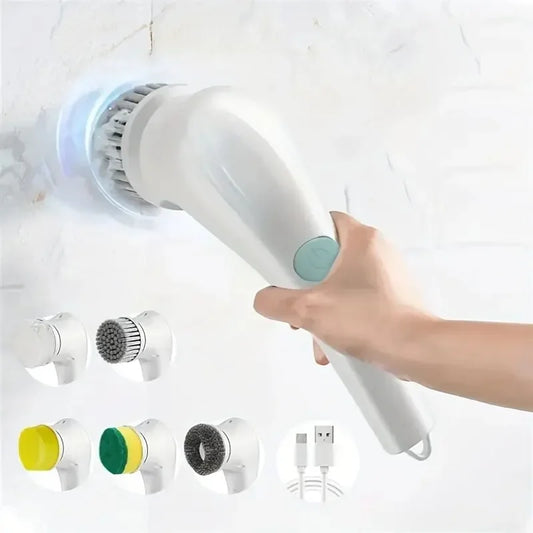 SparkPro™ 5-in-1 Electric Cleaning Brush – The Ultimate All-in-One Scrubbing Solution
