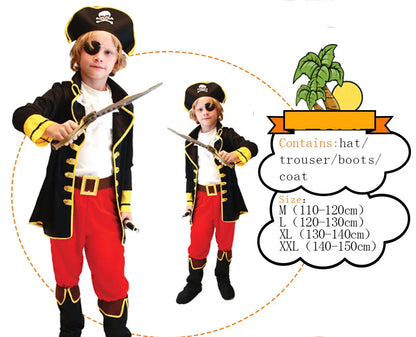 Costume Halloween da Pirata per Bambini: Abito Halloween per Bambini