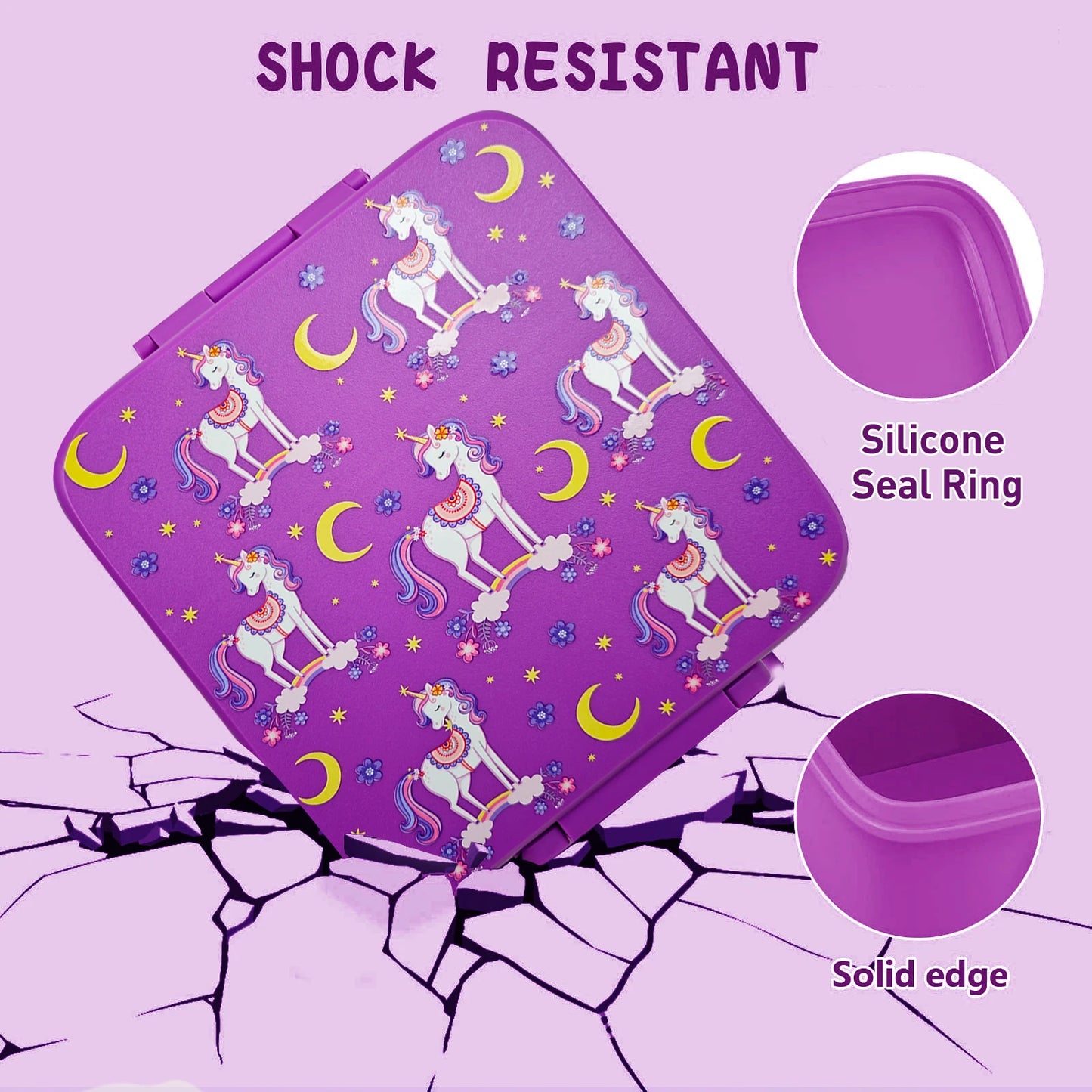 Porta merenda Bambini. Bento Lunch Box con Barattolo Isotermico