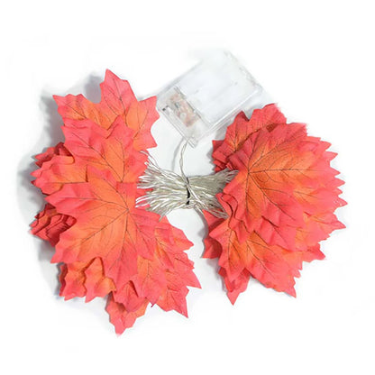 Luci LED Foglie d’Acero 2/3/6M. Decorazioni Halloween