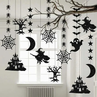 Decorazioni Halloween 6pz. Banner e Pendenti Spaventosi