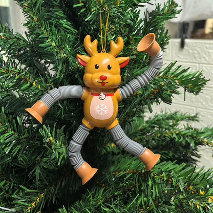 Decorazioni Natalizie Estensibili Babbo Natale e Pupazzo di Neve