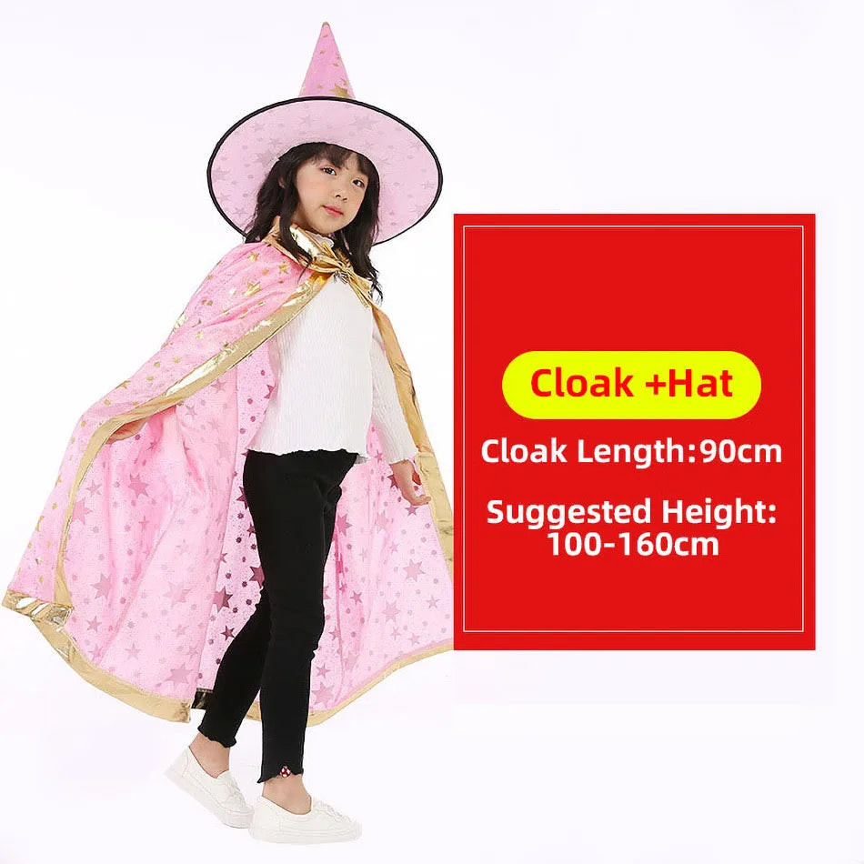 Cappello da Strega e Scopa per Bambini: Costume e Accessori Halloween