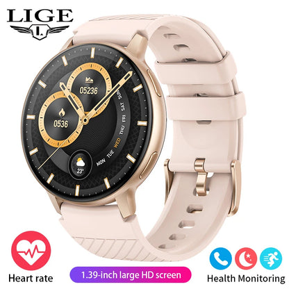 LIGE 2025 Smart Watch per Donne. Chiamate Bluetooth, Monitoraggio dell’Ossigeno nel Sangue e Quadranti Personalizzabili