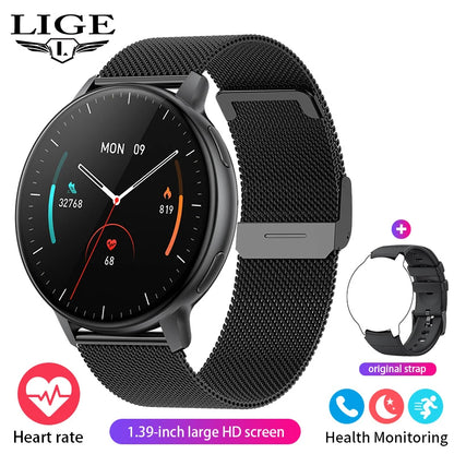 LIGE 2025 Smart Watch per Donne. Chiamate Bluetooth, Monitoraggio dell’Ossigeno nel Sangue e Quadranti Personalizzabili