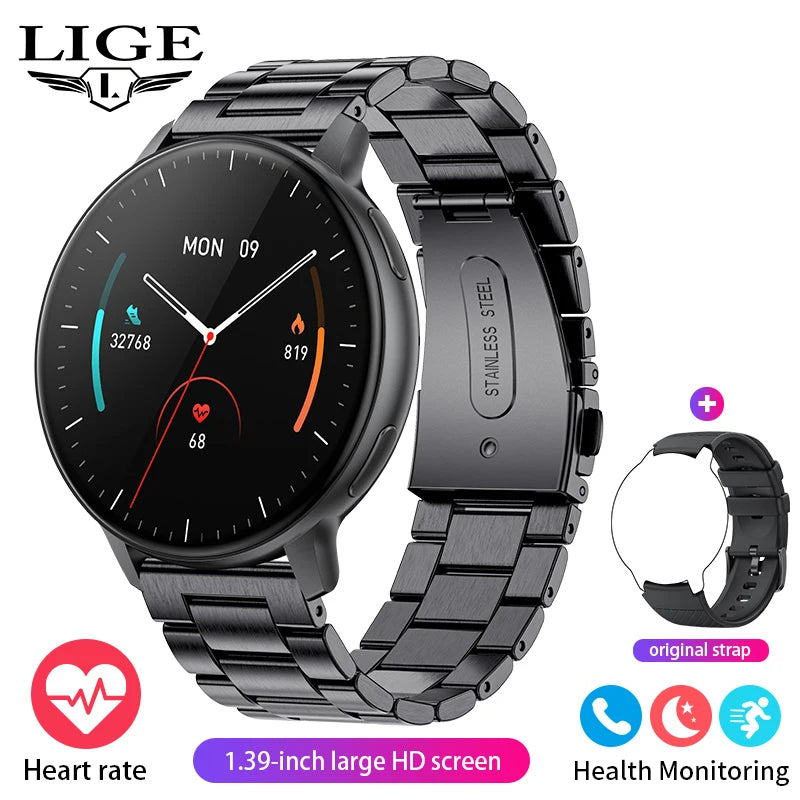 LIGE 2025 Smart Watch per Donne. Chiamate Bluetooth, Monitoraggio dell’Ossigeno nel Sangue e Quadranti Personalizzabili