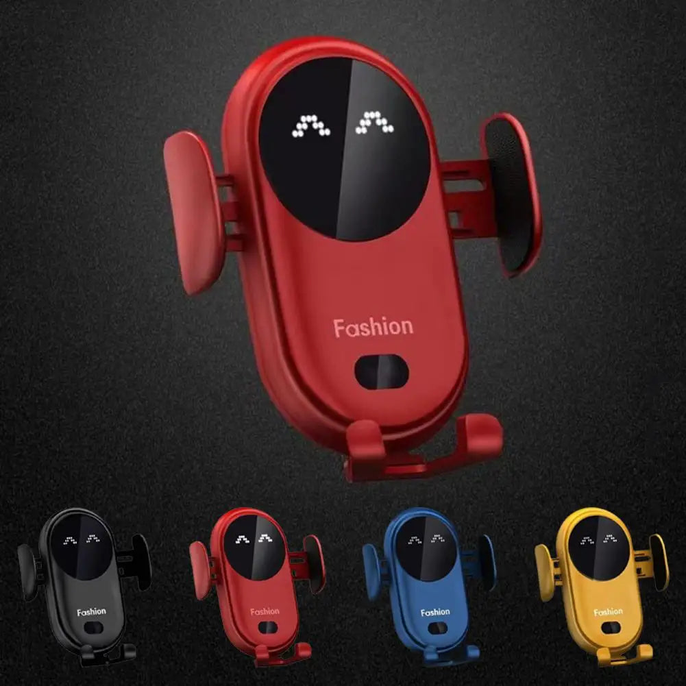 Supporto per telefono in auto. Ricarica Wireless Veloce & Bloccaggio Intelligente in un Supporto Auto Elegante