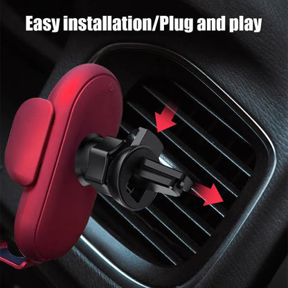 Supporto per telefono in auto. Ricarica Wireless Veloce & Bloccaggio Intelligente in un Supporto Auto Elegante