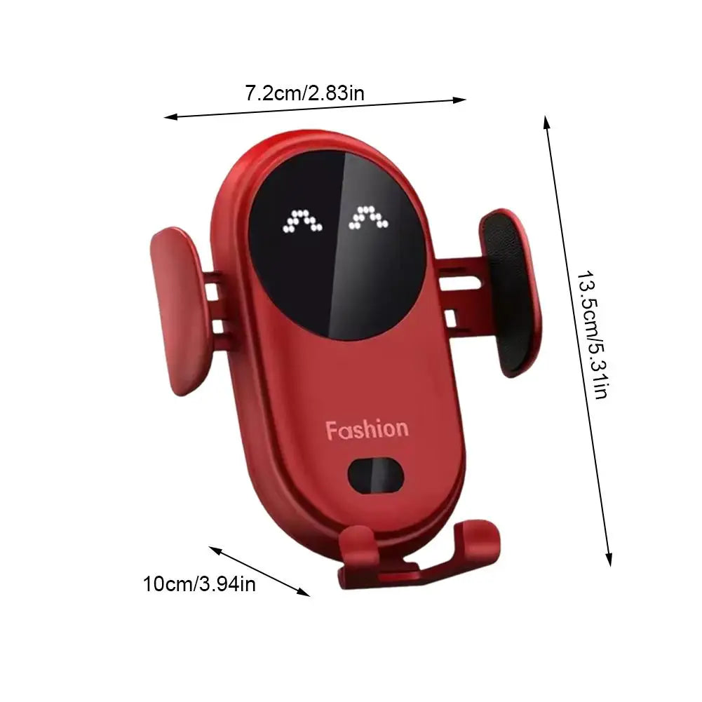 Supporto per telefono in auto. Ricarica Wireless Veloce & Bloccaggio Intelligente in un Supporto Auto Elegante