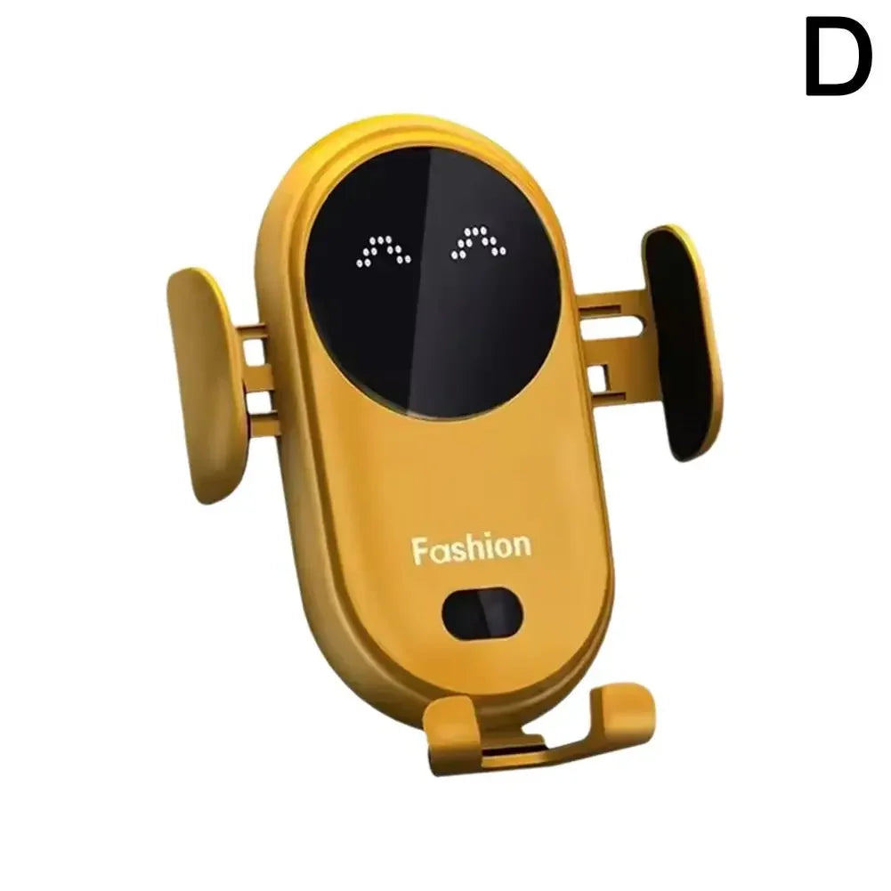 Supporto per telefono in auto. Ricarica Wireless Veloce & Bloccaggio Intelligente in un Supporto Auto Elegante