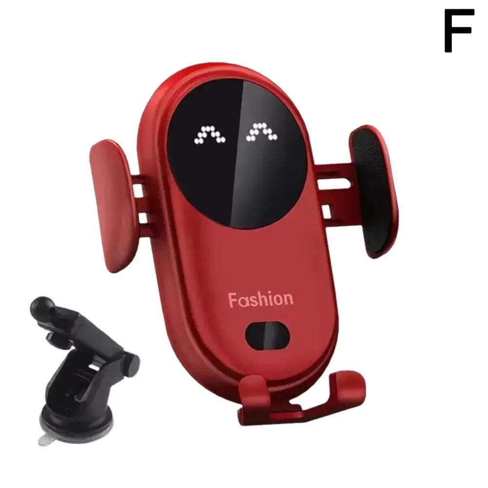 Supporto per telefono in auto. Ricarica Wireless Veloce & Bloccaggio Intelligente in un Supporto Auto Elegante
