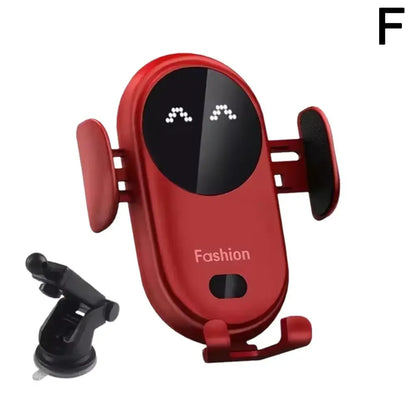 Supporto per telefono in auto. Ricarica Wireless Veloce & Bloccaggio Intelligente in un Supporto Auto Elegante