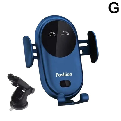 Supporto per telefono in auto. Ricarica Wireless Veloce & Bloccaggio Intelligente in un Supporto Auto Elegante