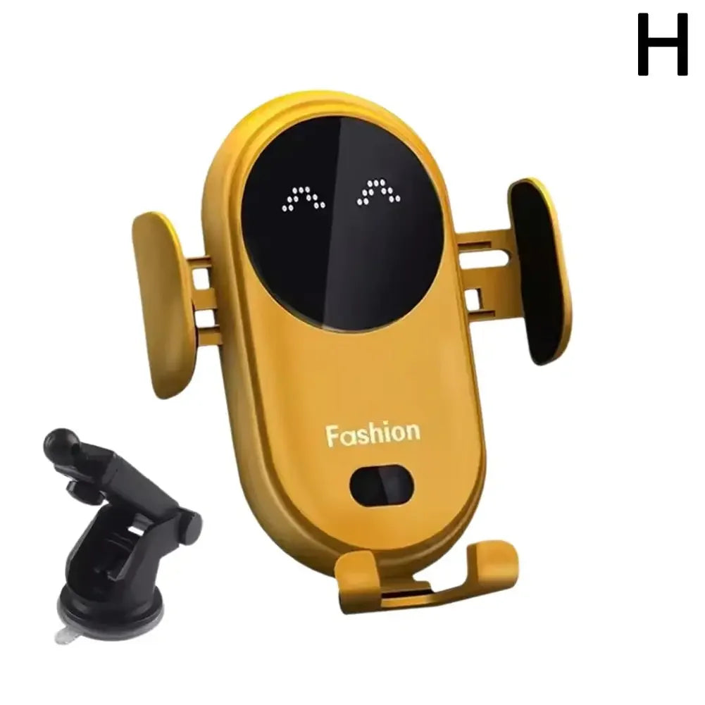 Supporto per telefono in auto. Ricarica Wireless Veloce & Bloccaggio Intelligente in un Supporto Auto Elegante