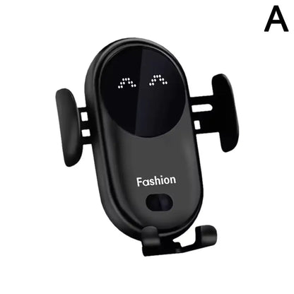 Supporto per telefono in auto. Ricarica Wireless Veloce & Bloccaggio Intelligente in un Supporto Auto Elegante