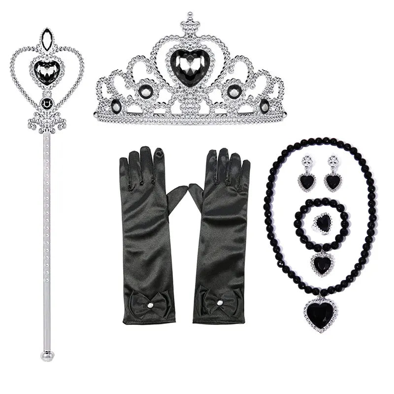 Wednesday Addams. Accessorio Gotico per Travestimento Halloween Bambina