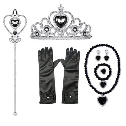 Wednesday Addams. Accessorio Gotico per Travestimento Halloween Bambina