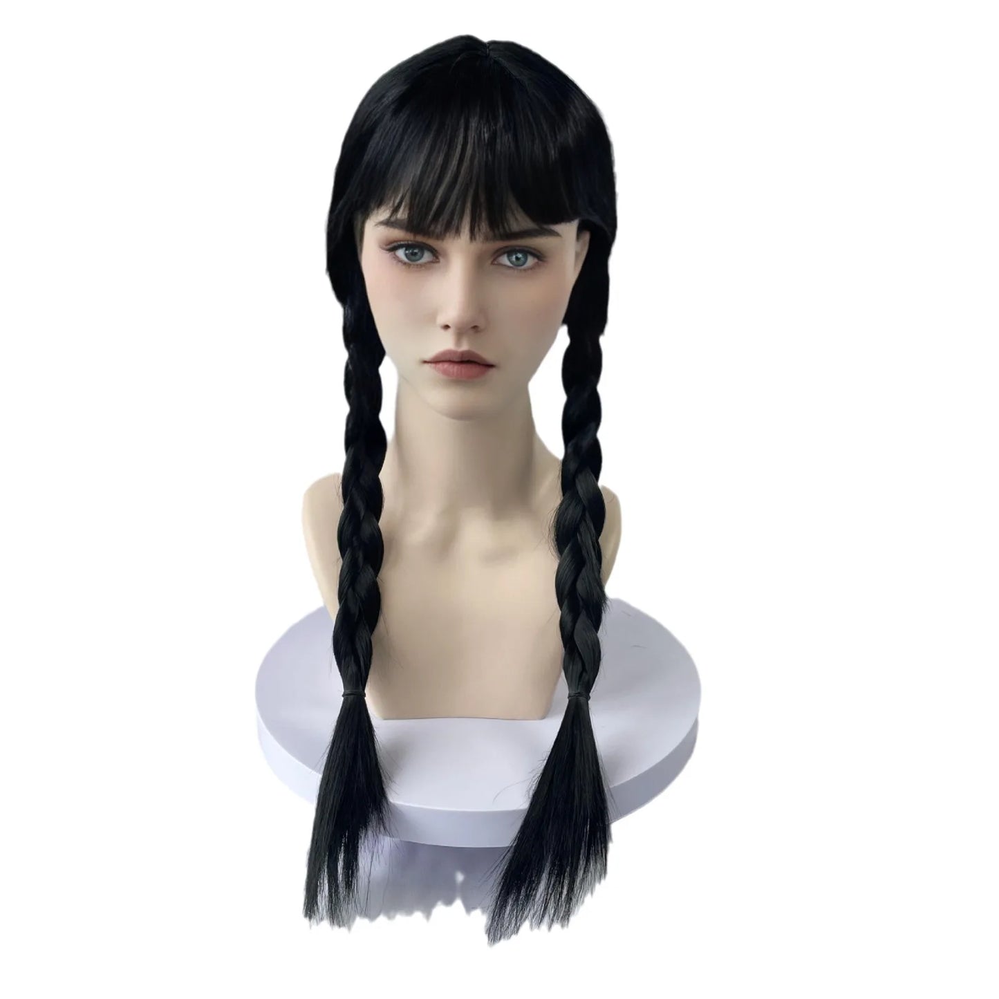 Wednesday Addams. Accessorio Gotico per Travestimento Halloween Bambina