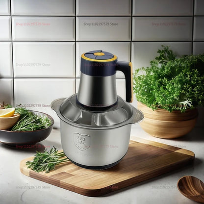 Electric 5L Food Processor & Meat Grinder. Multi-Function