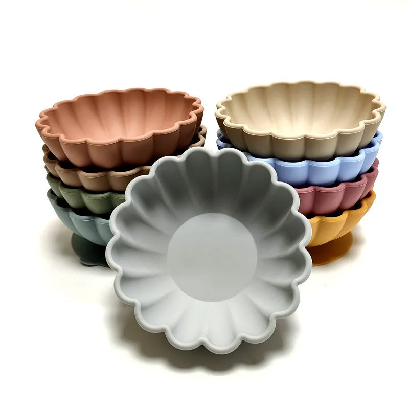 Piatto Silicone Bambini con Ventosa BPA Free