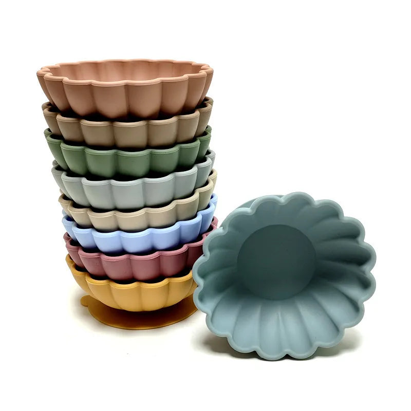 Piatto Silicone Bambini con Ventosa BPA Free